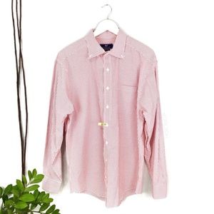 Vineyard Vines Murray Red White Plaid Shirt